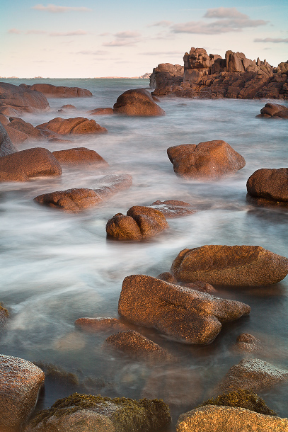 tableau decoratif, decoration, tableau decoration, tableau abstrait, paysage de vende, paysage de bretagne, paysage de mer, cadeau,mer, lever, soleil, granit, rose, bleu, ploumanach, cote, armor, bretagne, perros-guirec, douanier, poudrire, favorites